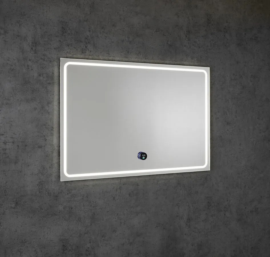 Sapho Sapho, GEMINI zrkadlo s LED osvetlením 100x70cm, chytré funkcie, GM100K