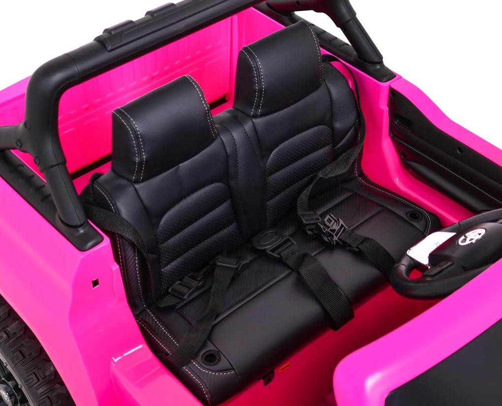 RAMIZ Elektrické autíčko Toyota Hilux DK-HL860 - ružová - motor 4x45W - BATÉRIA - 1x12V14Ah - 2024