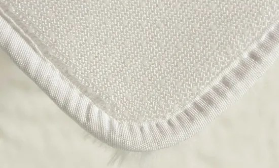 BO-MA, Kúpeľňová predložka Rabbit New ivory, 60x90, biela, kúpeľňa