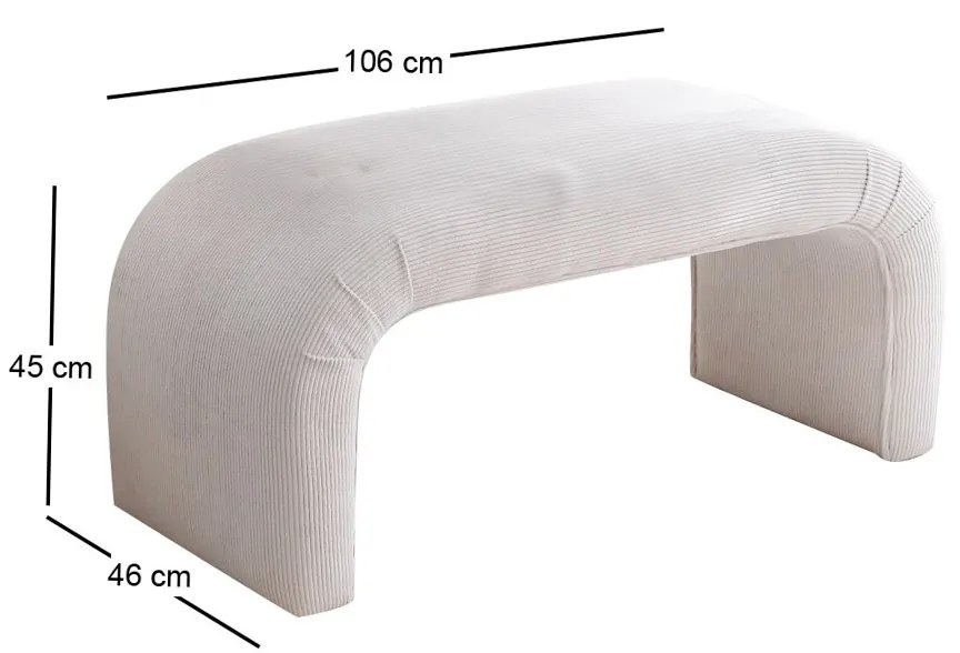 Lavička Nu Lavička Fitilli White