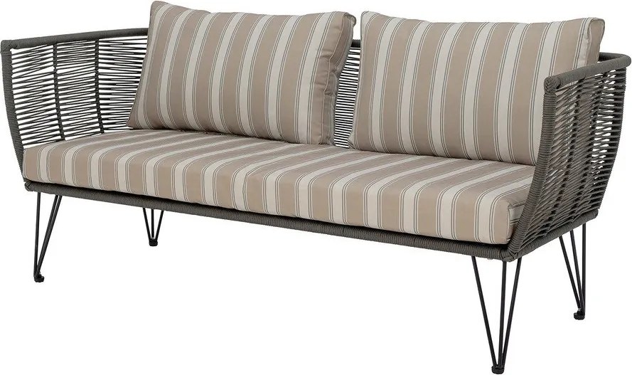 Kaki záhradná pohovka Mundo – Bloomingville