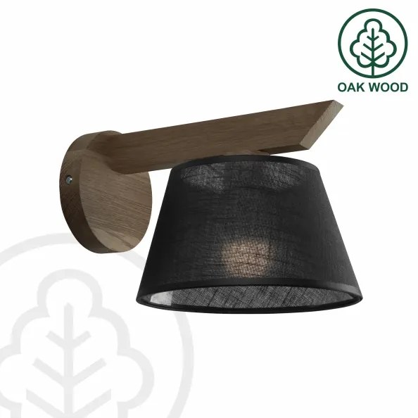 Brilagi - LED Nástenné svietidlo ANTHONY 1xE14/40W/230V dub orech/čierna