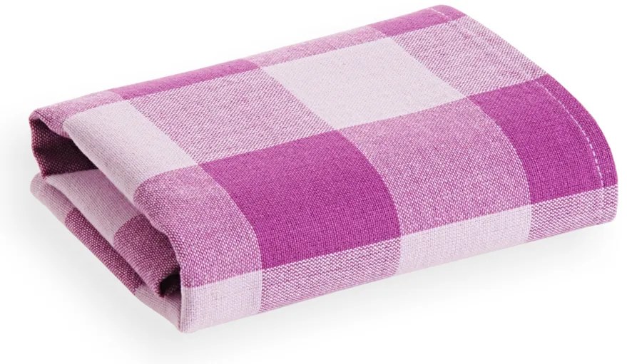 Biante Kuchynská bavlnená utierka Olivia OL-021 Fialová kocka veľká