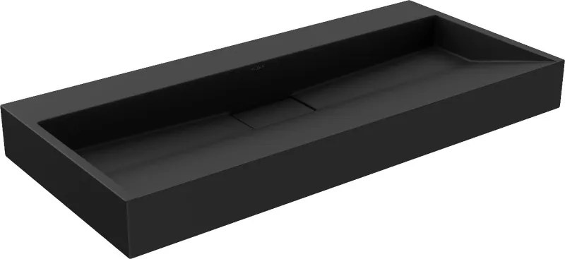 Mexen Ava Nadstolová umývadlo z konglomerátu B/O 100 x 46 cm, čierna - 23011070