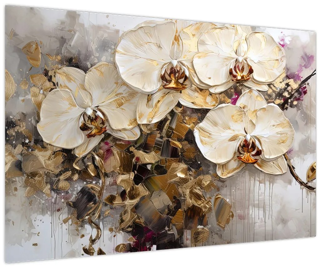 Obraz - Orchidey (90x60 cm)