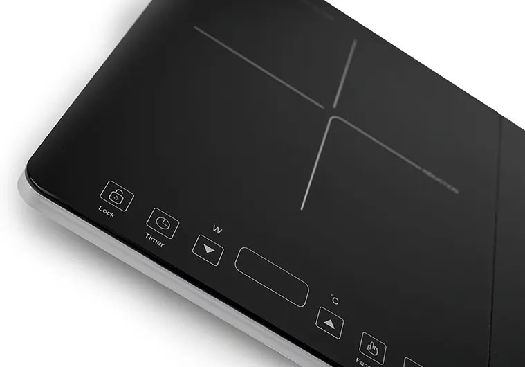 Dvojplatňová indukčná doska BestBerg BBI-3500 / 3500 W / čierna/strieborná