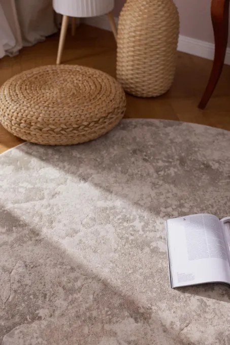 Koberec RAGOLLE Argentum 63872 6575 kruh