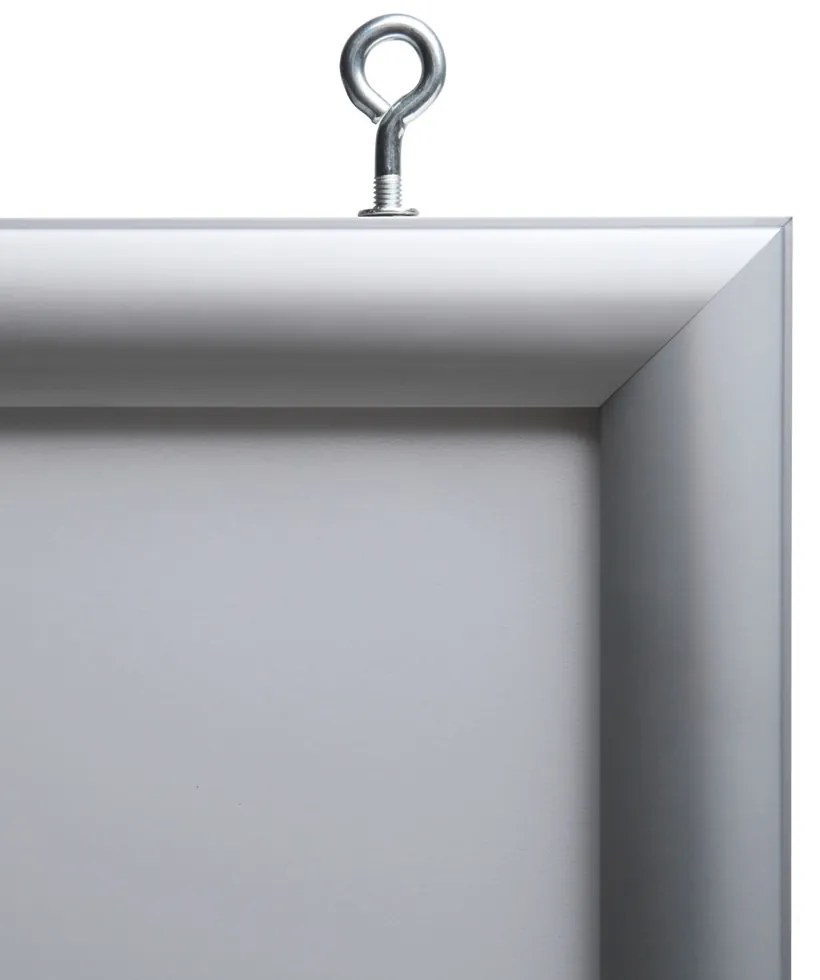 Svetelný LED klaprám 70 x 100 cm, obojstranný, hliník