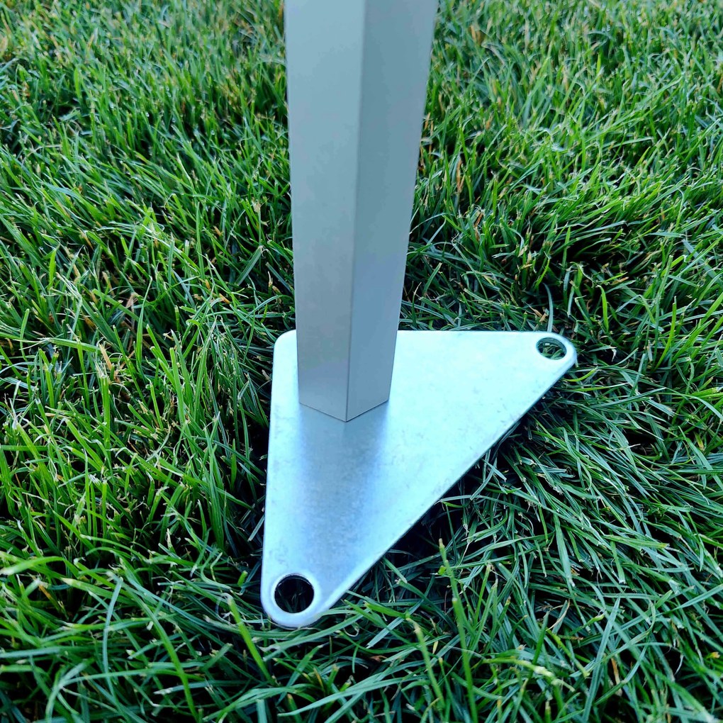 BRIMO Nožnicový párty stan EXCLUSIVE ALU 2x3 m s 3 stenami čierny