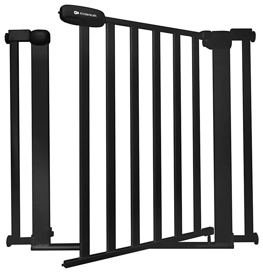 KINDERKRAFT - Bezpečnostná zábrana LOCK&amp;GO 75-103 cm čierna