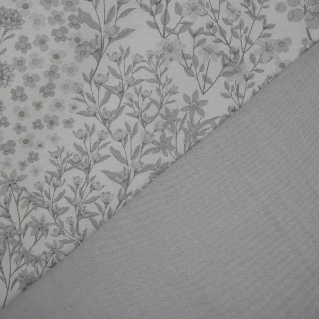 SATÉNOVÉ OBLIEČKY SPRING59 200X220 CM, 2 KS 70X80 CM KVETY