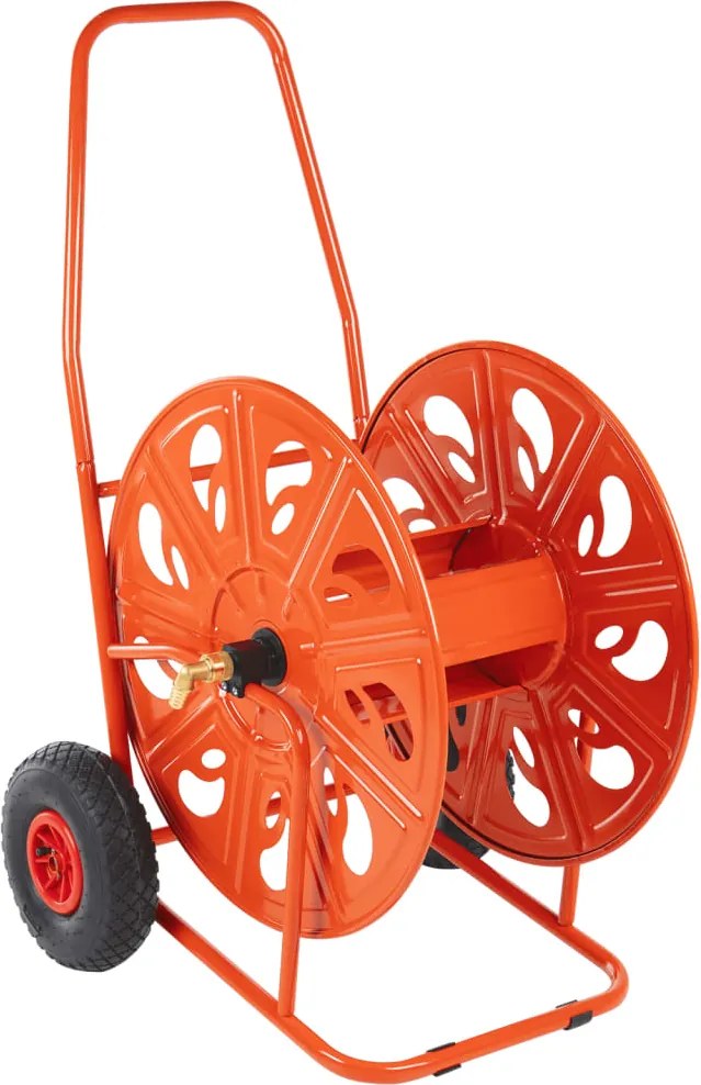 vidaXL Vozík s hadicovým bubnom pre 140 m 3/4" hadicu oceľ