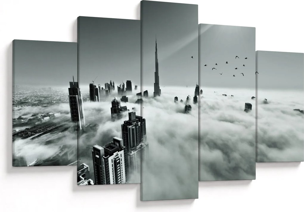 Obraz - Mrakodrapy v Dubai (150x105 cm)