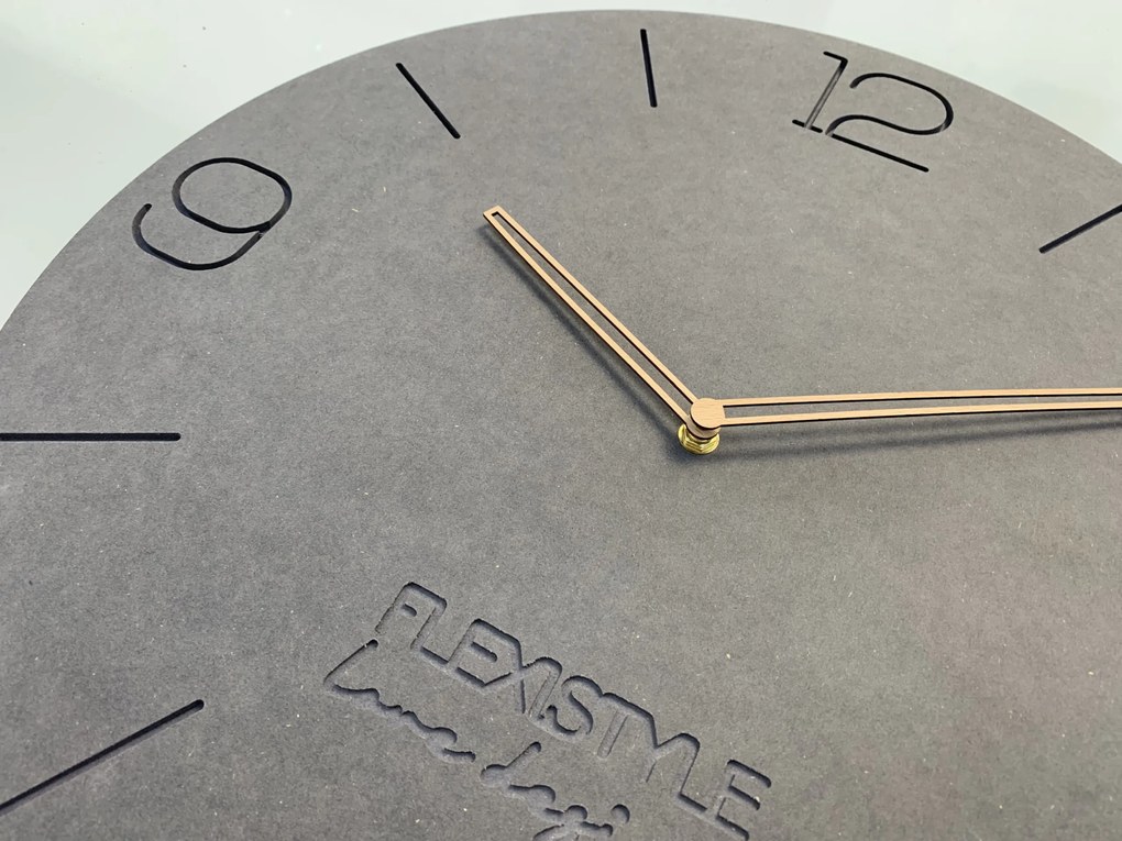 Dekorstudio Moderné drevené hodiny EKO 3 50cm