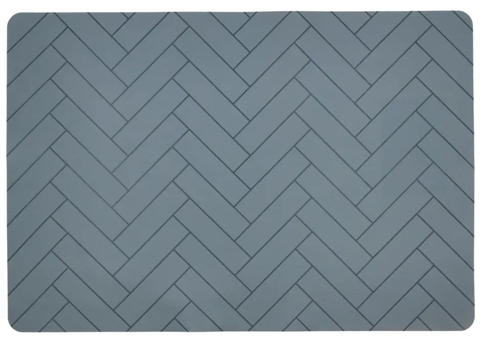 Modré silikónové prestieranie Södahl Tiles, 33 x 48 cm