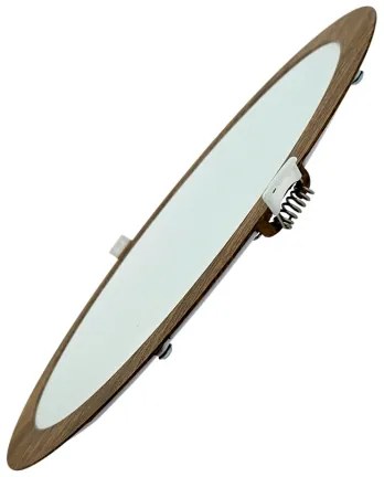 LED Podhľadové svietidlo CIRCLE LED/24W/230V 4200K pr. 29,6 cm hnedá