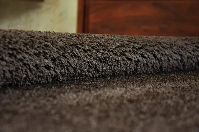 Koberec Micro fiber soft shaggy hnedý