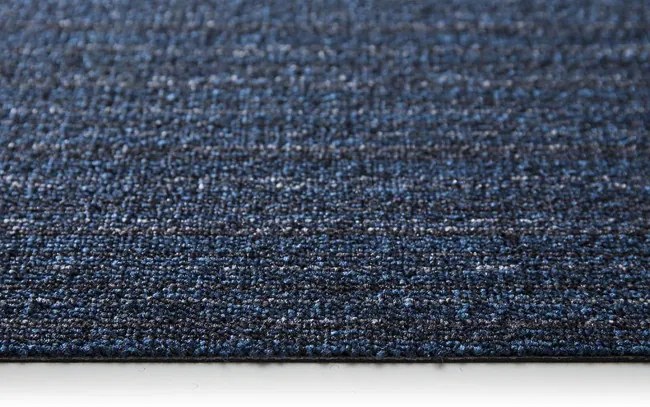 Kobercové štvorce BALTIC pruhy modré 50x50 cm