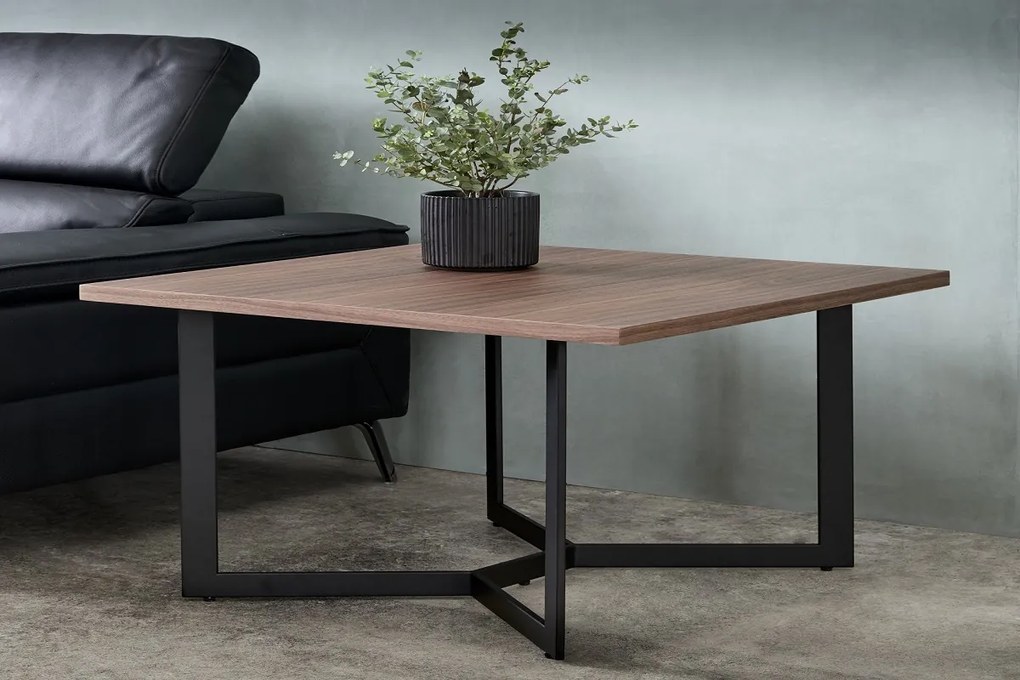 Štýlový konferenčný stolík Aage 70cm, vlašský orech
