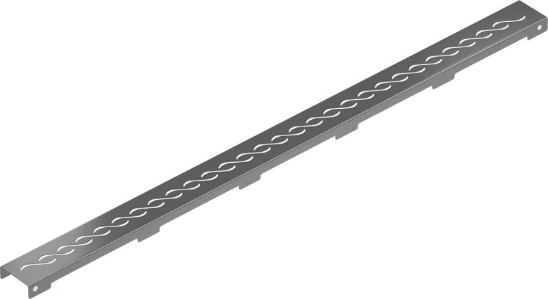 Mexen Flat M18 krytka žľabu 90 cm, brúsený grafit, 1E23090