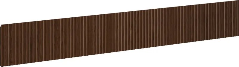 Mexen Mexen, Rýhované čelo pre korpus kúpeľňovej skrinky 120 x 20 cm, orech, 91A20-1200-235-1-86