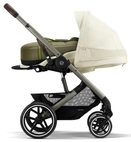 CYBEX športový kočík Balios S Lux - seashell beige (silver frame)