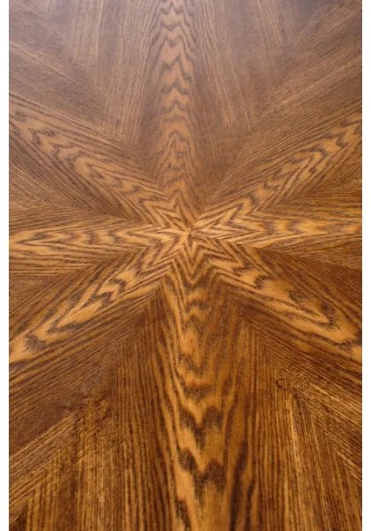 Jedálenský stôl CARMELO 75x100 cm čierna/hnedá