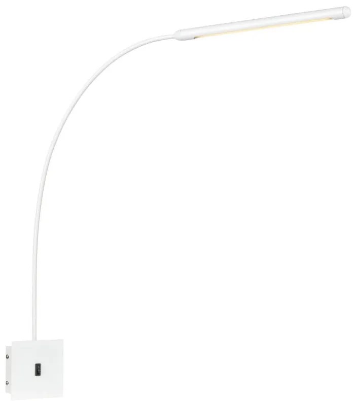 Biele nástenné svietidlo Markslöjd Antenna 1L