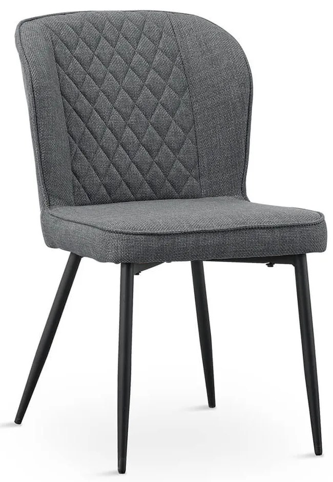 Leo jedálenská stolička, 2 kusy, sivá