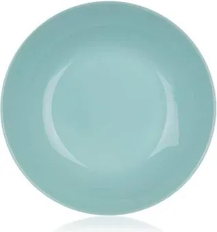 Hlboký tanier Diwali 20 cm, tyrkysové sklo%