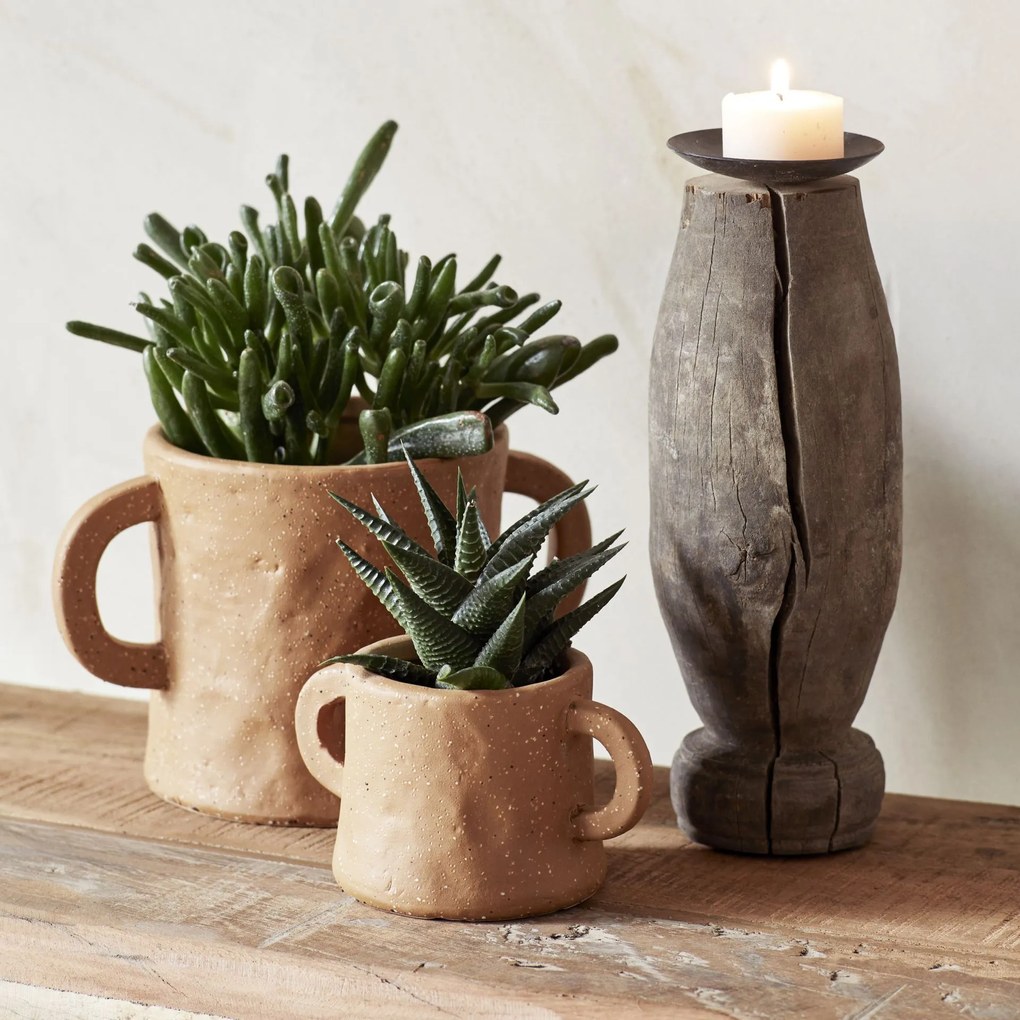 MADAM STOLTZ Kameninový obal na kvetináč Sandstone 7 cm
