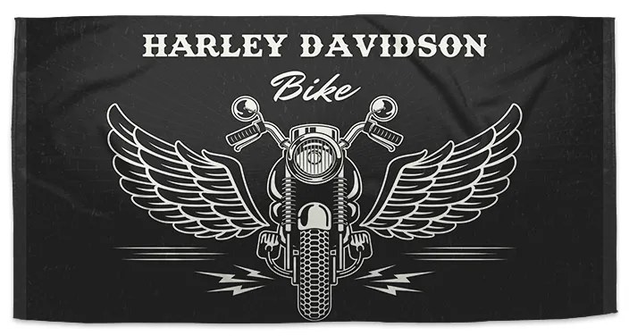Sablio Uterák Harley-Davidson S krídlami - 30x50 cm