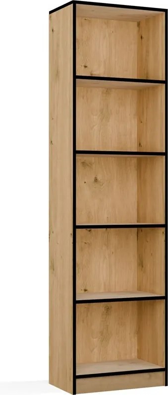 Knihovna R50 50 cm dub Artisan/černá