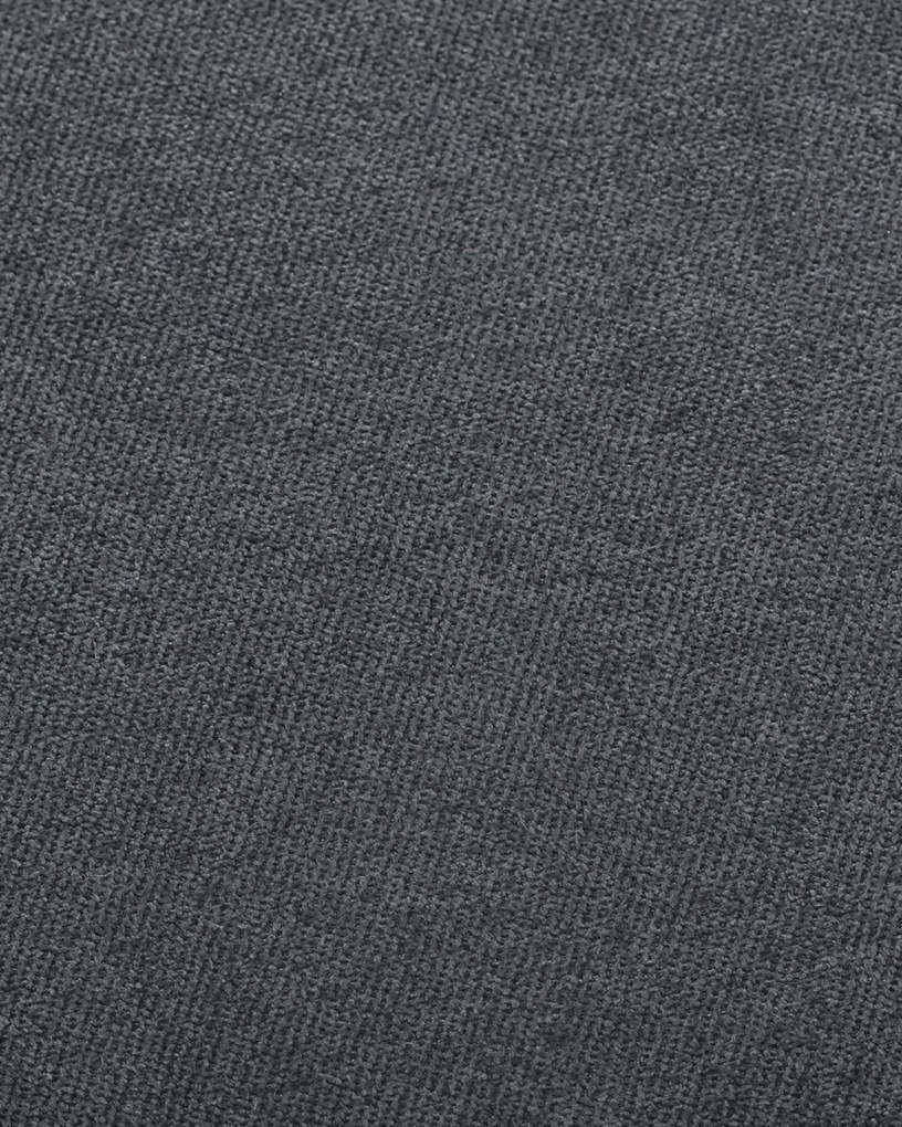 Záves BASIC s navliekacou riasiacou páskou 140x260 cm tmavosivy šenil 1 ks.