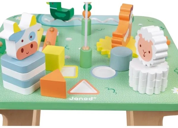Janod - Detský interaktívny stolík lúka