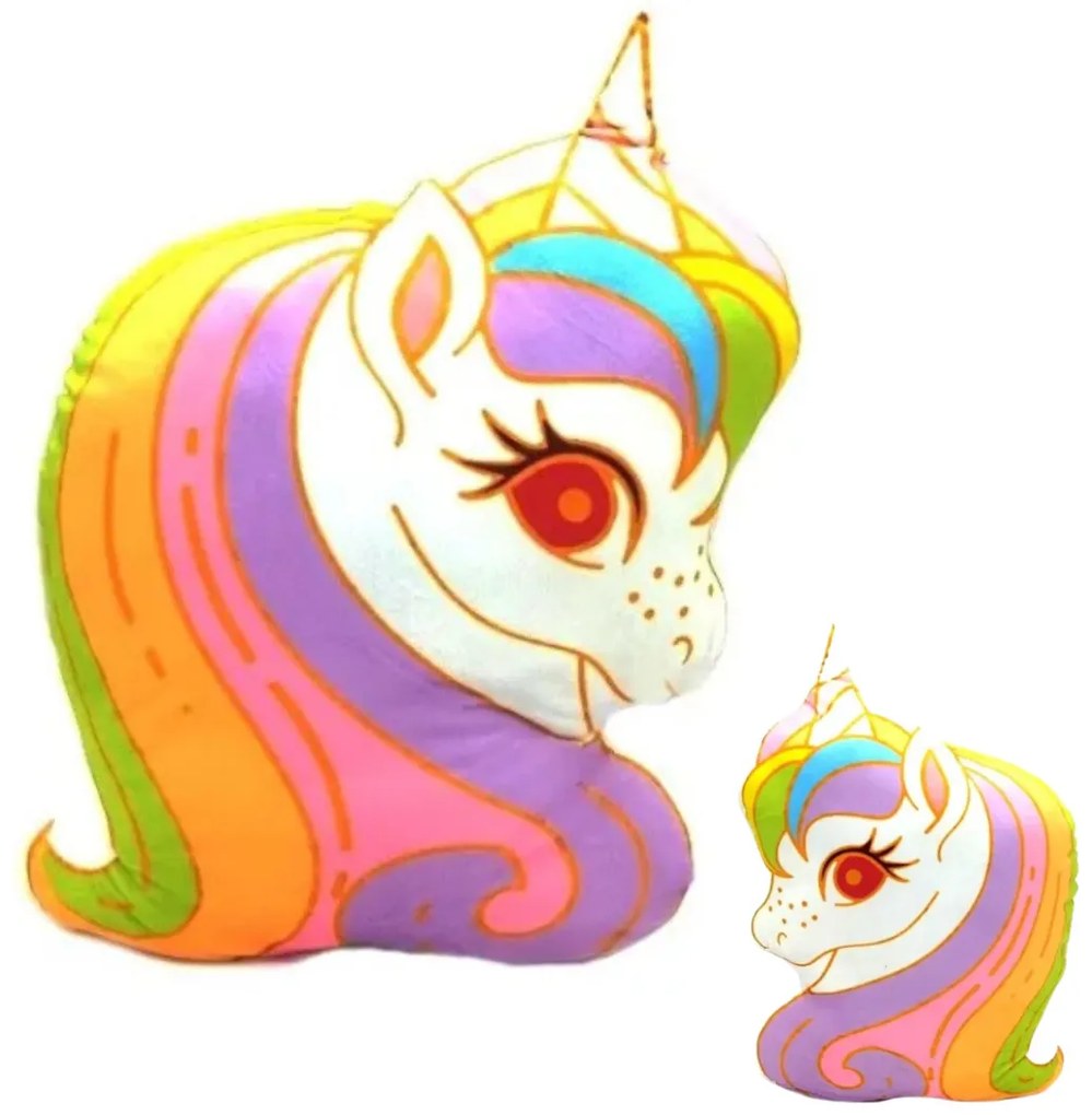 3D mikroplyšový detský vankúšik Jednorožec Tiahome