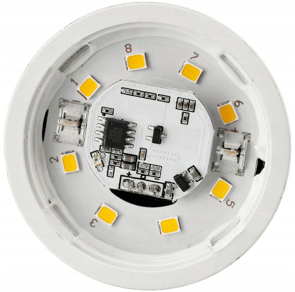 BERGE LED žiarovka GU10 5W s pohybovým a súmrakovým senzorom