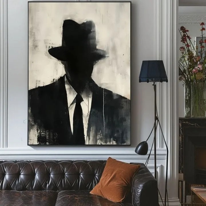 Obraz The Faceless Mobster | Akrylové detaily