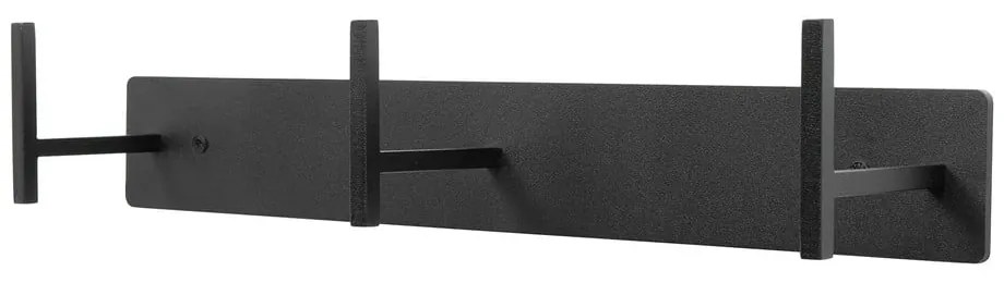 Čierny kovový nástenný vešiak 44 cm Chapman – Spinder Design