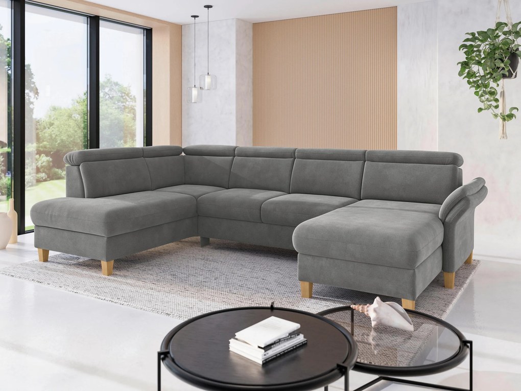 XXXLutz SEDACIA SÚPRAVA, textil, sivá Sit & More - Sedačky - 00014402576Q