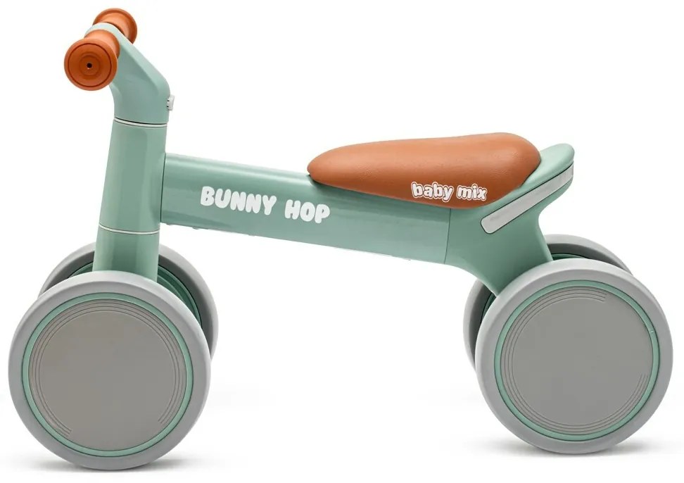Detské odrážadlo Baby Mix Bunny Hop Ultralight zelené