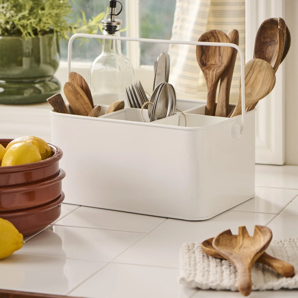 Ib Laursen Úložný box so 6 priehradkami Metal Handle