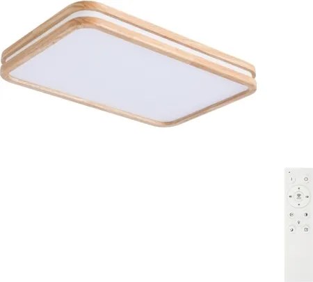 Brilagi - stmievané LED svietidlo MOLINA SQUARE LED/54W/230V dub 60x40 cm + DO