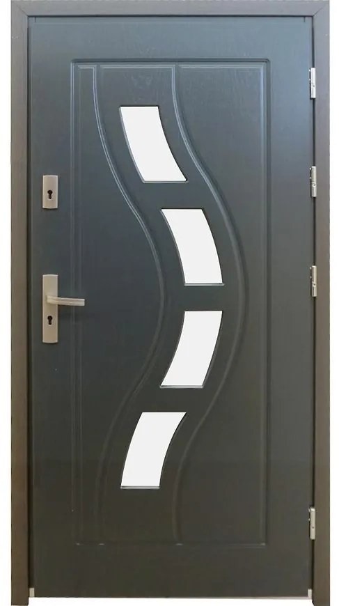 Dvere vchodové WZ 34 antracit 90P