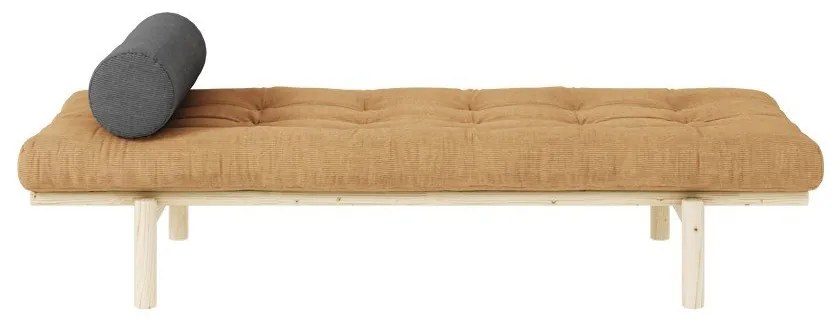 Posteľ v horčicovohnedej farbe Next – Karup Design