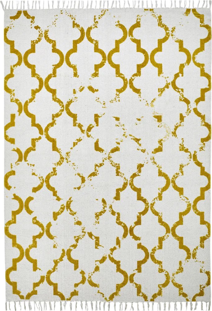 Obsession koberce AKCE: 120x170 cm Ručně tkaný kusový koberec Stockholm 341 MUSTARD - 120x170 cm