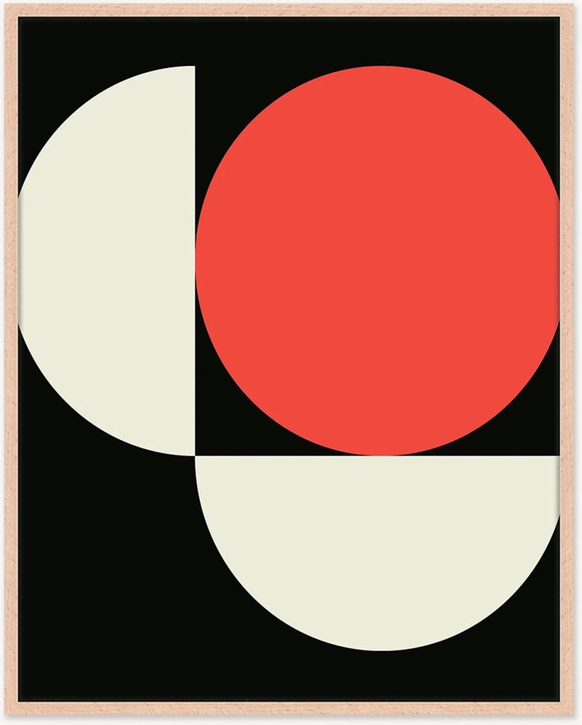 Nástenná dekorácia v ráme Bauhaus Inspiration