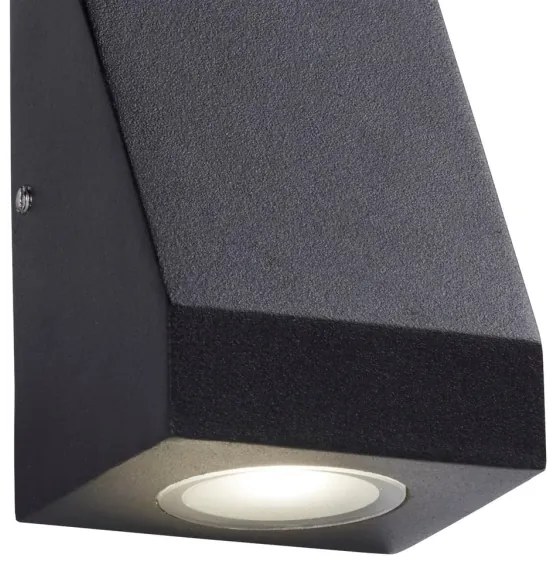 Searchlight 2041-1BK - LED Vonkajšie nástenné svietidlo DOOR LED/7W/230V IP44