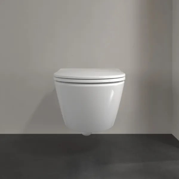 Villeroy & Boch 4670T9R1 - Závesné WC s WC sedátkom SoftClose SUBWAY, keramika/biela