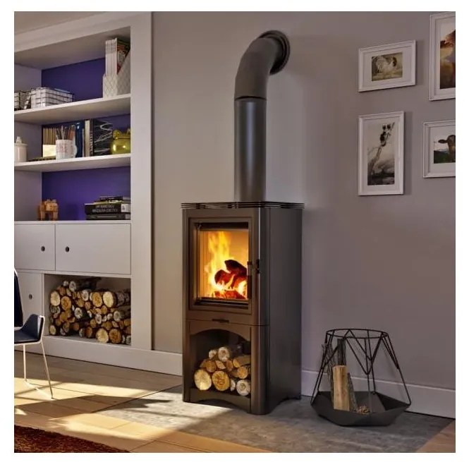 Kratki KOZA/K5/S/W - Krbové oceľové kachle KOZA/K5/S/W 7kW 150mm